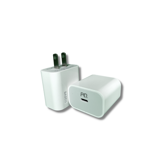 Fast Charger- 18W USB C Fast Charger White