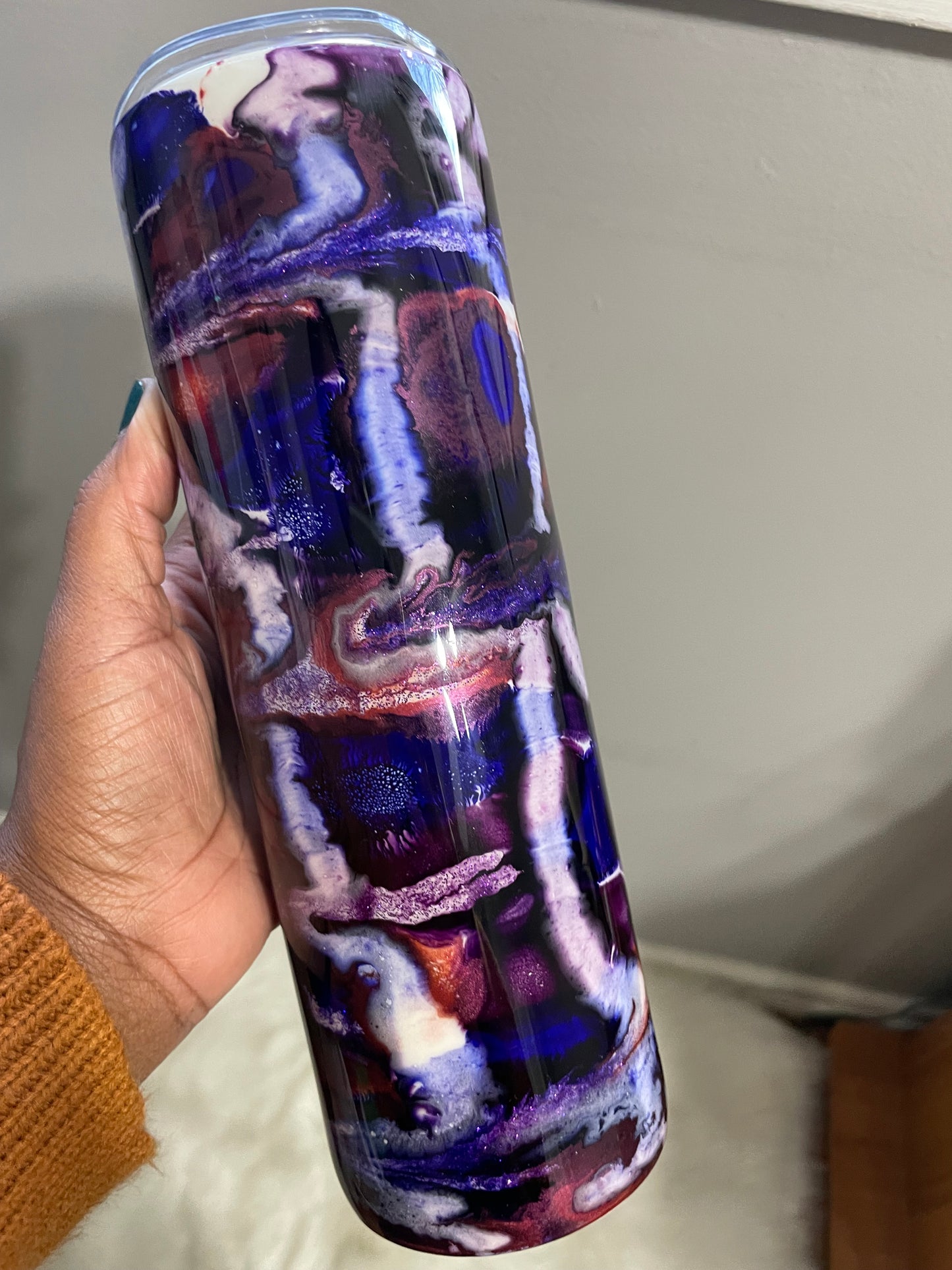 Not Today Cupid - 30 oz Tumbler Marble Swirl