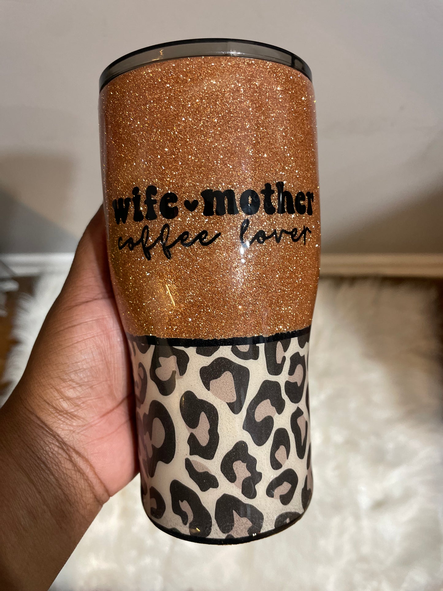 Wife Mother Coffee Lover 20oz Curve Tumbler